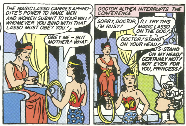 wonderwoman magic lasso comic