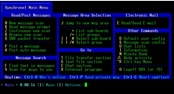 Synchronet BBS Home Screen